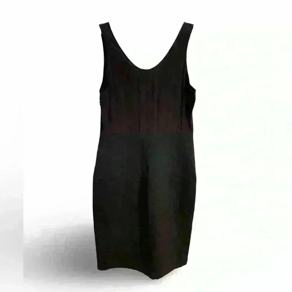 BRUNELLO CUCINELLI Silk Blend Tank Dress in Steel Grey Size Large - Picture 5 of 7